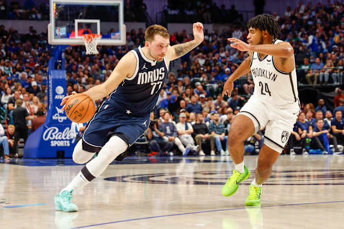 Luka Doncic torched the Brooklyn Nets to give the Dallas Mavericks a 2-0 record.